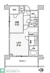 ステージグランデ錦糸町2 1LDKの間取図画像