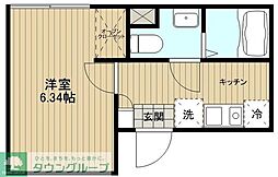 (仮称)大島8丁目新築計画 1Kの間取図画像