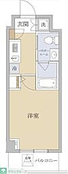 メインステージ押上2 1Kの間取図画像