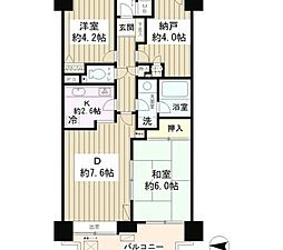 菊川パーク・ホームズ 2SDKの間取図画像