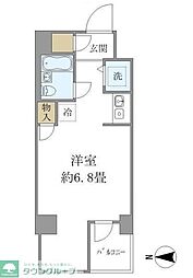 ウィンベル錦糸町NO3 ワンルームの間取図画像