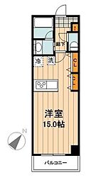 プライムアーバン豊洲 ワンルームの間取図画像