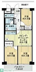 ニューライフマンション木場 3LDKの間取図画像