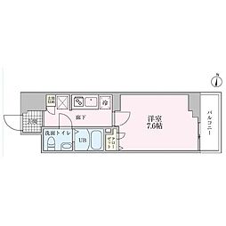 T-TERRACE西大島 1Kの間取図画像