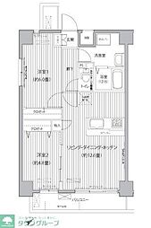 ピュアラ 2LDKの間取図画像