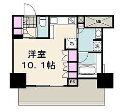 パークアクシス東陽町・親水公園 ワンルームの間取図画像