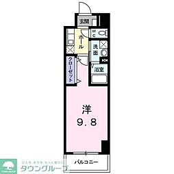 グリシーヌ-T 1Kの間取図画像