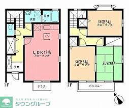 アダージョ東山田 3LDKの間取図画像