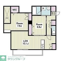 MILLE MERCIS 2LDKの間取図画像