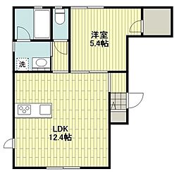 ヘーベルメゾン駒岡 1LDKの間取図画像