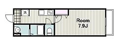 PLOVERMAISON 1Kの間取図画像