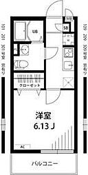 リブリ・オドゥール 1Kの間取図画像