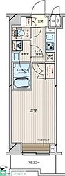ルーブル川崎矢向弐番館 1Kの間取図画像