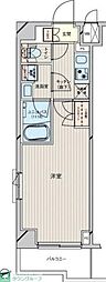 ルーブル川崎矢向弐番館 1Kの間取図画像