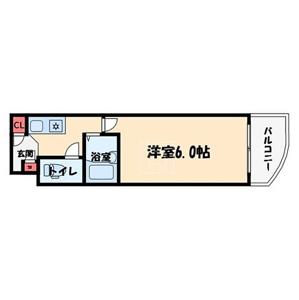 淡路ハイツ ｜大阪府大阪市中央区内淡路町2丁目(賃貸マンション1K・5階・16.00㎡)の写真 その2