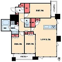 シティタワー大阪本町  ｜ 大阪府大阪市中央区安土町2丁目（賃貸マンション3LDK・31階・84.35㎡） その2