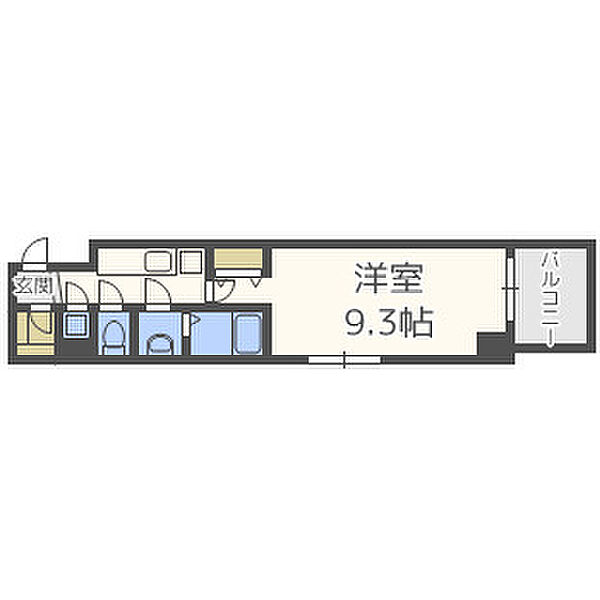 La Douceur心斎橋 ｜大阪府大阪市中央区南船場2丁目(賃貸マンション1K・11階・28.92㎡)の写真 その2