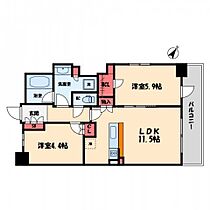 大阪府大阪市西区靱本町3丁目（賃貸マンション2LDK・14階・52.85㎡） その2