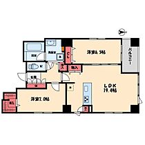 シークレフ北浜  ｜ 大阪府大阪市中央区淡路町1丁目（賃貸マンション2LDK・11階・76.06㎡） その2