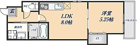 コラッジオ本町 106 ｜ 大阪府八尾市本町6丁目2-35（賃貸アパート1LDK・1階・32.70㎡） その2