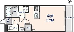 ウエストランドK 503 ｜ 大阪府大阪市平野区加美北9丁目6-11（賃貸マンション1R・5階・21.60㎡） その2