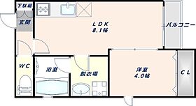 GraciasCourt俊徳道 103 ｜ 大阪府東大阪市太平寺1丁目（賃貸アパート1LDK・1階・30.53㎡） その2