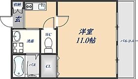 スチューデント平野 505 ｜ 大阪府大阪市平野区瓜破2丁目2-3（賃貸マンション1LDK・5階・36.00㎡） その2