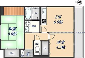 トリニティ加美東 406 ｜ 大阪府大阪市平野区加美東3丁目1-1（賃貸マンション2LDK・4階・52.50㎡） その2