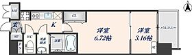 スプランディッド荒本駅前DUE 1202 ｜ 大阪府東大阪市横枕西（賃貸マンション2K・12階・27.61㎡） その2