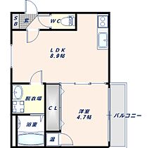 グランディル衣摺  ｜ 大阪府東大阪市衣摺3丁目（賃貸アパート1LDK・1階・32.60㎡） その2