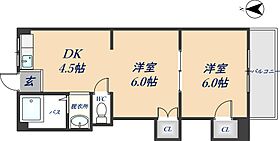 小畑コーポラスA棟 104 ｜ 大阪府八尾市小畑町2丁目45-1（賃貸マンション1LDK・1階・39.20㎡） その2