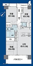 間取図画像 3LDK