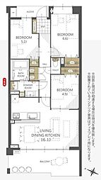 間取図画像 3LDK