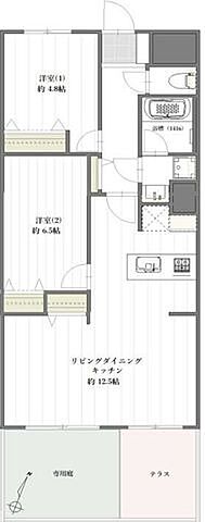 間取り ライオンズマンション船橋飯山満台二番館 1階/-