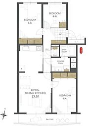 間取図画像 3LDK