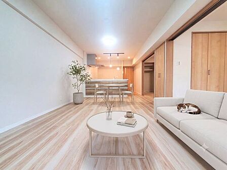 【Living】こちらの画像はAIによる家具イメージです。お部屋の雰囲気を感じてみてください♪