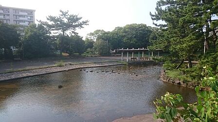 真砂中央公園 450m