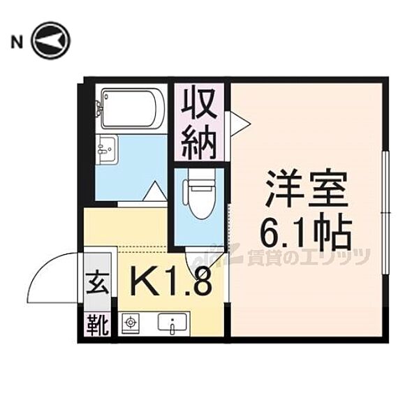 EVER GREEN 102｜京都府舞鶴市森町(賃貸アパート1K・1階・19.77㎡)の写真 その2
