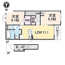 京都府南丹市園部町木崎町下ヲサ（賃貸アパート1LDK・1階・50.14㎡） その2