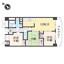 兵庫県豊岡市今森（賃貸マンション3LDK・10階・72.80㎡） その2