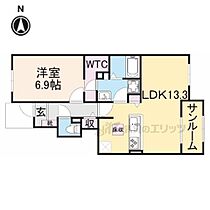 プルメリアF 101 ｜ 京都府福知山市字堀（賃貸アパート1LDK・1階・51.78㎡） その2