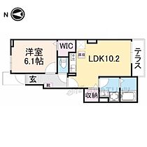 京都府綾部市井倉町梅ヶ畑（賃貸アパート1LDK・1階・41.02㎡） その2