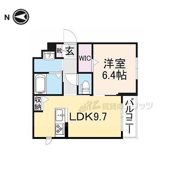 シャーメゾン　カーサ　デ　花音 201｜京都府福知山市字土師(賃貸マンション1LDK・2階・41.22㎡)の写真 その2