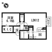 京都府福知山市土師新町3丁目（賃貸アパート1LDK・1階・45.42㎡） その2