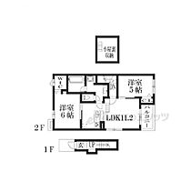 マスカレード 205 ｜ 京都府舞鶴市字下福井（賃貸アパート2LDK・2階・55.87㎡） その1