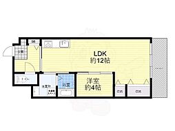 メゾン・オ・ミディ 1LDKの間取図画像