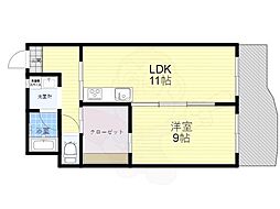 マンションニシムラ 1SLDKの間取図画像
