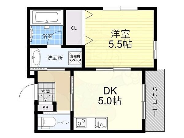 パーチェ豊中 301｜大阪府豊中市豊南町西５丁目(賃貸アパート1DK・3階・26.18㎡)の写真 その2