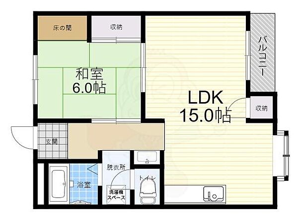 大阪府豊中市豊南町西３丁目(賃貸マンション1LDK・4階・45.00㎡)の写真 その2