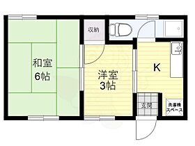 大阪府豊中市服部寿町１丁目（賃貸アパート2K・2階・33.00㎡） その2